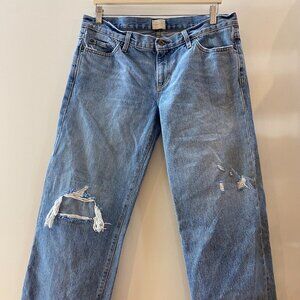 Simon Miller Relaxed Fit Distressed Denim Jeans 90s Y2K Light Wash - Size 30